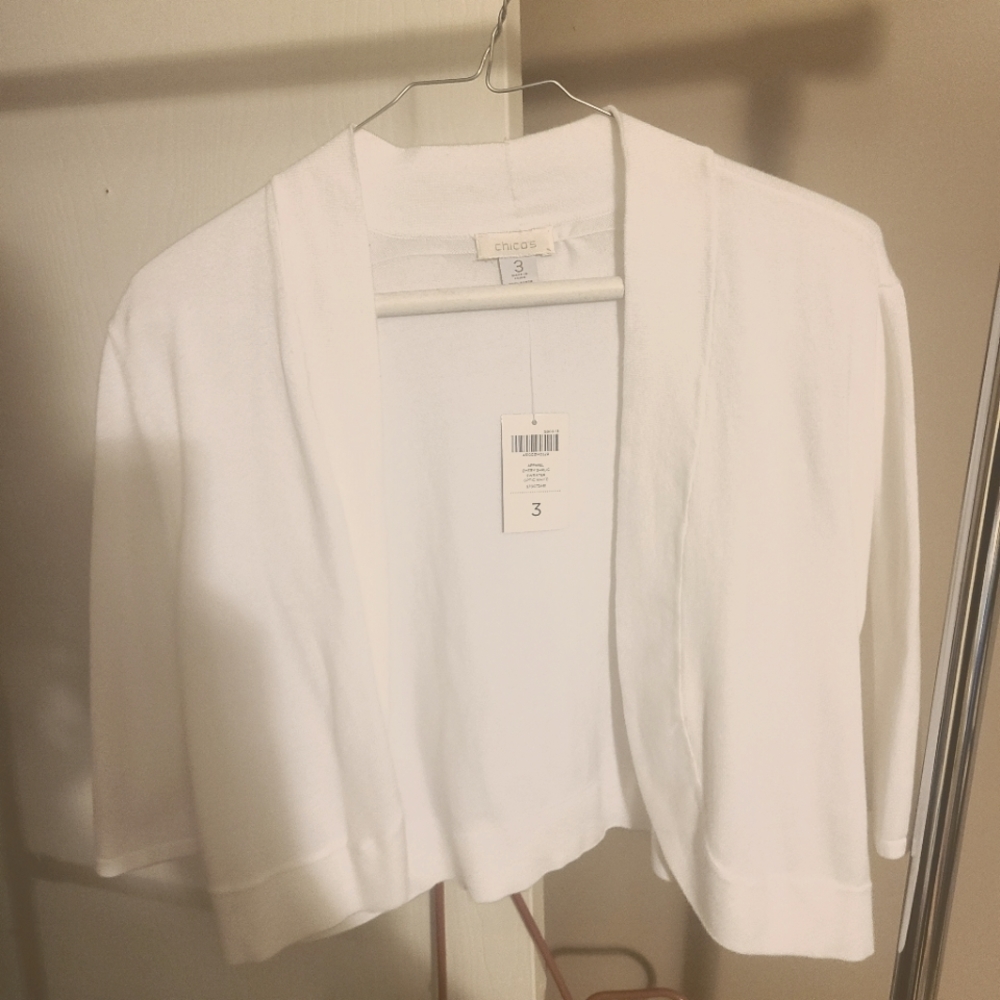 Chicos size 3 Cardigan/Sweater Top